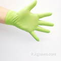 Examen Green Hand Protection Sénalisation Gants en nitrile